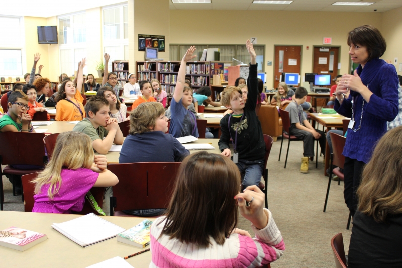 Popular Author Visits Garfield Middle School The Lakewood Observer